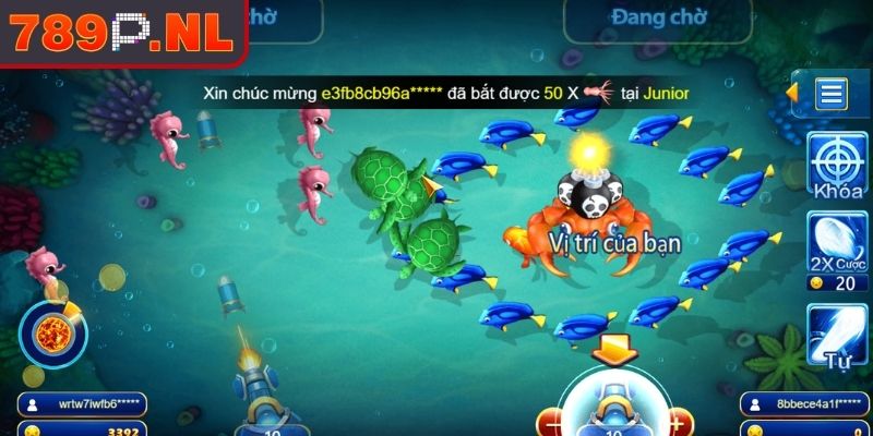 Câu Cá Chiến 789P – Trải Nghiệm Giải Trí Đỉnh Cao Thưởng Lớn 3 Sử dụng súng mạnh đúng lúc