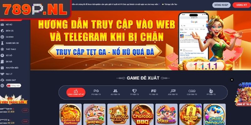 Lưu ý khi đăng nhập 789P