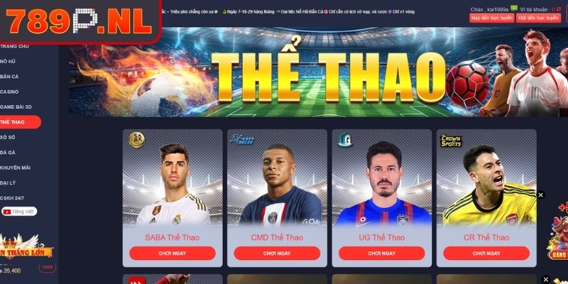 Khám phá vũ trụ cá cược tại sảnh FB 789P
