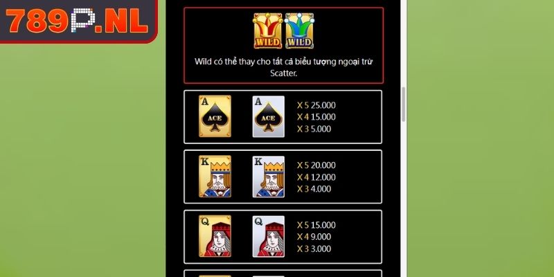 Cài đặt mức cược và trả thưởng