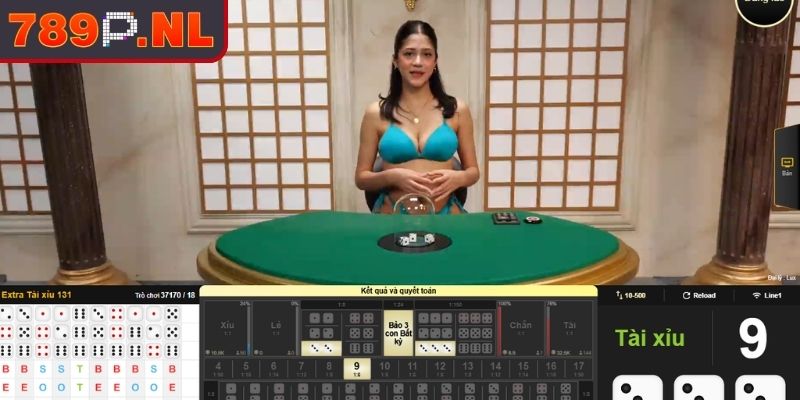 Cách đặt cược Tài xỉu online 789P